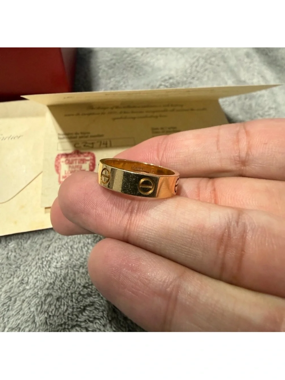 Cartier Love Ring Classic Model | 18k Yellow Gold | Size 9 (60)